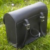 London Craftwork Bicycle Bag Real Leather Saddle Bag Handlebar Bag