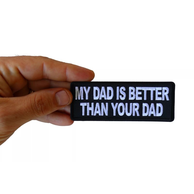 Ivamis My Dad is Better Than Your Dad Funny Iron
