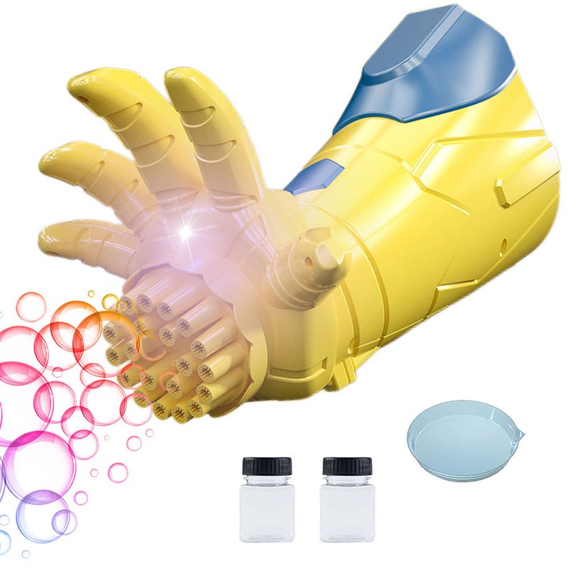 Electric Bubble Gun Toys Movie Inspired Hand Soap Bubbles Machine