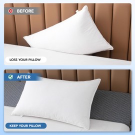 King Size (76"x10"x6") Bed Wedge Pillow Headboard Pillow Mattress Wedge Triangle Pillow Long Bolster Pillow for Sleeping Bed Gap Filler (0-7") Mattress Gap Filler Between Headboard and Mattress