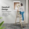 GameGem Lightweight Aluminum 6 Step Ladder for 12 Feet High