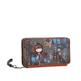 Anekke Contemporary RFID Passport Wallet XXL Multicoloured, Colourful, rfid wallet