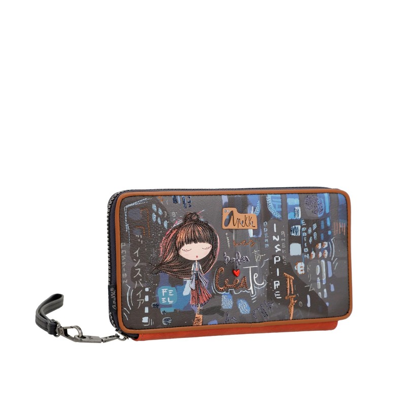 Anekke Contemporary RFID Passport Wallet XXL Multicoloured, Colourful, rfid wallet