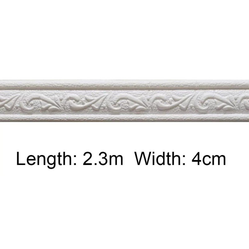 Dolores 2 Pcs Moldura 3d Zoclo Adherible Relieve Pared Puerta