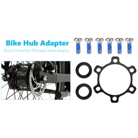 Keenso Bicycle Front Fork Hub Conversion Seal, Aluminium Alloy Bicycle Hubs Fork Conversion Adapter Washer Seal (Rear) (142 x 12 mm to 148 x 12 mm)