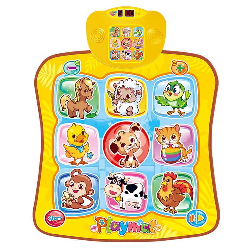 Kid Cartoon Pattern Dance Mat Children Volume Adjustable Electronic Music