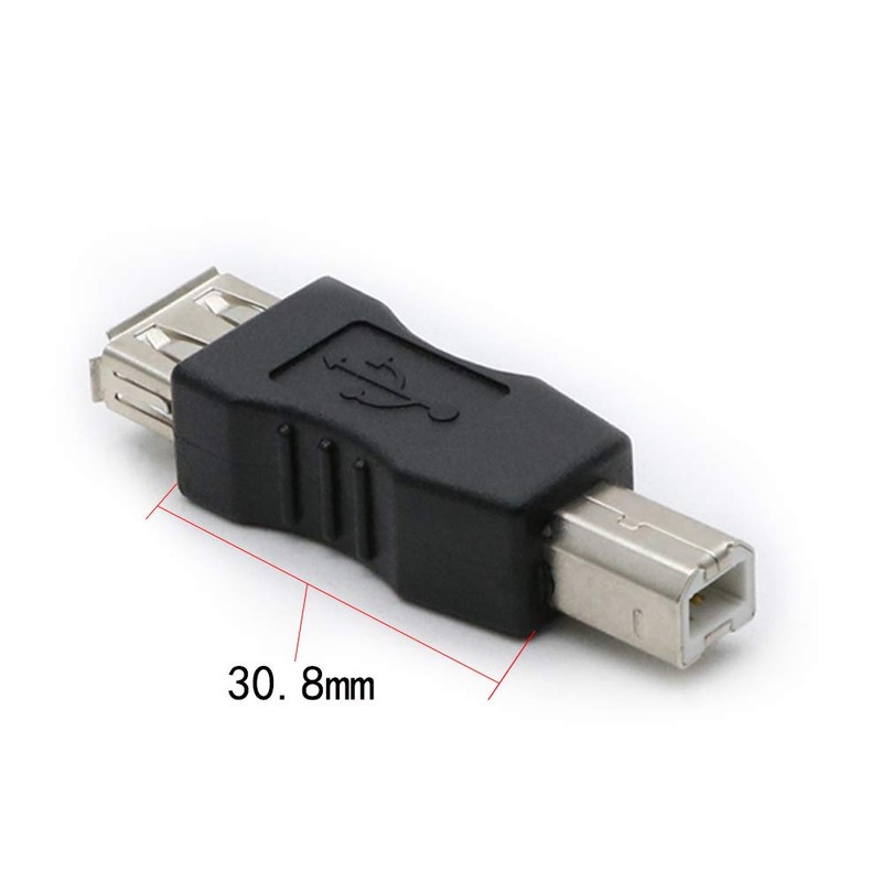 rgzhihuifz 3 Pack USB 2.0 AF/BM Adapter Type A Female