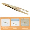 OATIPHO 10 pcs Stainless Steel Eyebrow Tweezer Removal Tools for