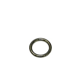 Gardinia Curtain Rings (Annähring) Nickel for Vitrage / Cafe House Rods Pack of 25