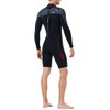 1.5MM Diving Onepiece Swimsuit Wetsuit Short Trousers for Snorkeling Surfing(Man
