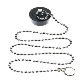 SANEI PH29-45 Rubber Stopper for Bath with Clamp, Outer Diameter 1.8 inches (45 mm), Height 1.5 inches (38 mm)