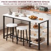 IDEALHOUSE Counter Height Dining Table with Stools, Bar Table Set