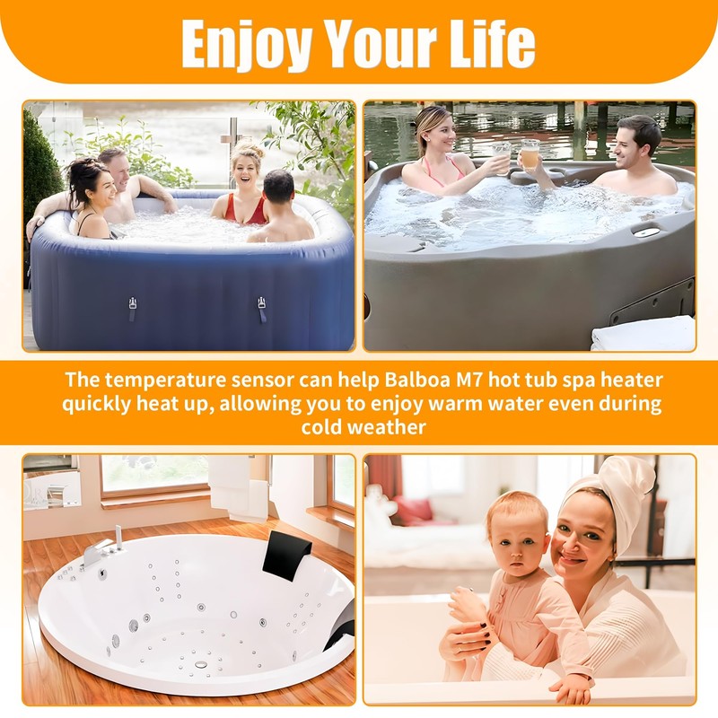 (2 Pcs) Hot Tub Sensor for Balboa, Compatible with Balboa