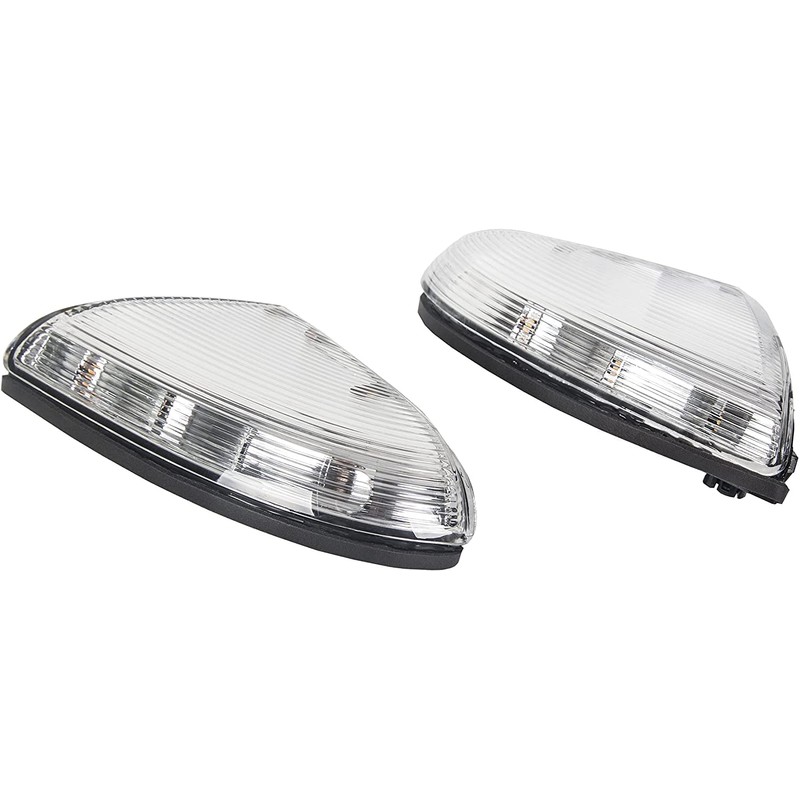 HECASA Mirror Turn Signal Light Housing Compatible with 2009-2018 Dodge