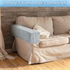 sourcing map 2Pcs Stretch Armrest Covers, Polyester Soft Armchair Slipcovers
