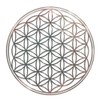 Premium Flower Of Life Metal Stickers Metal Silver Original