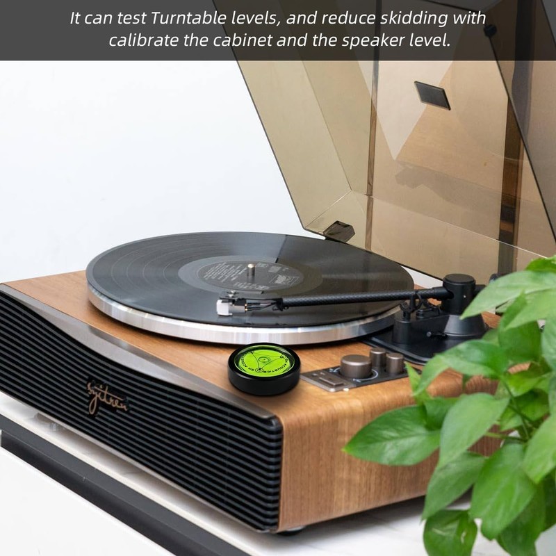 Aluminum Alloy LP Disc Stabilizer Turntable Balanced Bubble Spirit Level