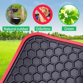 Golf Cart Floor Liner Mat Full Coverage Custom Fit for ICON (i20, i40) and Advanced EV (Gen1) Rubber