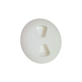 T-H Marine Boat Hatch Deck Access Plate - Low Profile Round Inspection Hatch Port Hole Cover Plate Includes Textured Waterproof Twist Off Lid - 6", White