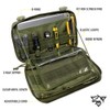 WYNEX Tactical Molle Admin Pouch, Upgrade Material Semi-Hidden Zipper &