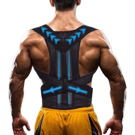 D.S ® Scoliosis and Hunchback corrector, upper & lower back support for Training Brace - S: 24" - 38.5"