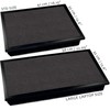 BLACK LAPTOP TRAY: Bean Bag Cushioned Laptop Desk, Padded TV