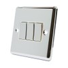 AET CPC3GSWIWC Polished Chrome Classical White Insert Metal Rocker Switch-10