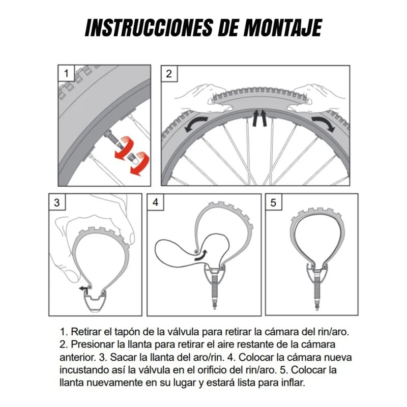 Cámara Para Bicicleta R29 X 2.125 Válvula Americana