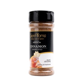 GranAroma Granulated Cinnamon, Perfect for Baking, Cooking, Beverages, Smoothies, and Desserts (3.52 Ounce)