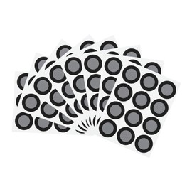 sourcing map 100 Pcs 3D Scanner Markers 16mm High Reflective 3D Scanning Dots 3D Tracking Dots Reference Point 3D Target Diffuse Reflection Markers for Laser 3D Scanners(16x25mm)