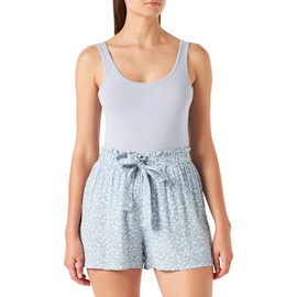 ONLY ONLROMINA Female Shorts Normal Cut Shorts, Cashmere Blue/Aop:cd Romina Ditsy
