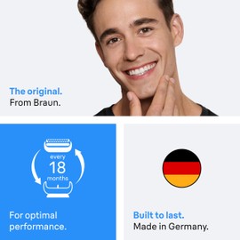 Braun Series 3 Pro Skin Electric Shaver Replacement Head - 32B - Compatible with Electric Razors 3000s, 3010s, 3040s, 3050cc, 3070cc, 3080s, 3090cc