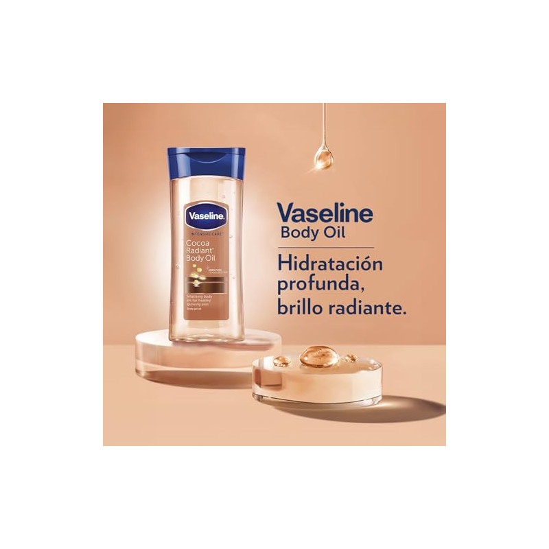 Vaseline - Aceite Corporal en Gel Cocoa Radiant (200 ml),