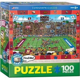 EuroGraphics Football Spot & Find Puzzle (100-Piece) (6100-0474)