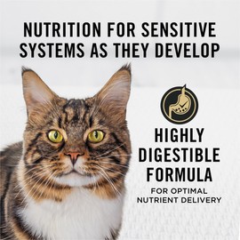 Purina Pro Plan Sensitive Skin and Stomach Dry Cat Food, 16 lb Bag