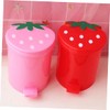 NUOBESTY Rubbish Bedroom Lid Decorative Shaped Pink Coffee Kitchen Adorable