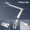 AatrixQuayn Shower Glass Support Bar, Both Sides Available, Frameless Bathroom