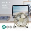 NEDIS FNDK1GY10 Table Fan Powered by USB Diameter: 100 mm