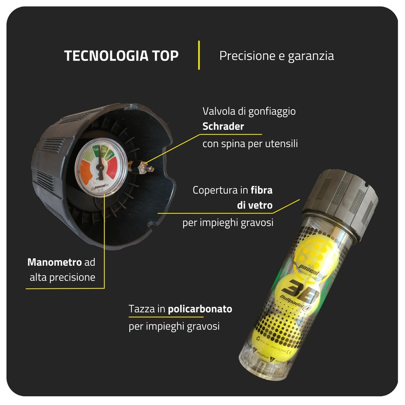 Pascal Box - Pressurizzatore per palline da padel e da