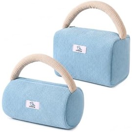 Cosmetic Bag Organizer Travel, Compact Lightweight Accessory for Travel and Daily Use - s 2 Piece Corduroy Makeup