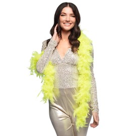 Boland - Feather Boa, Length 180 cm, Costume Accessory, Charleston, 20s, Flapper, Carnival, Theme Party