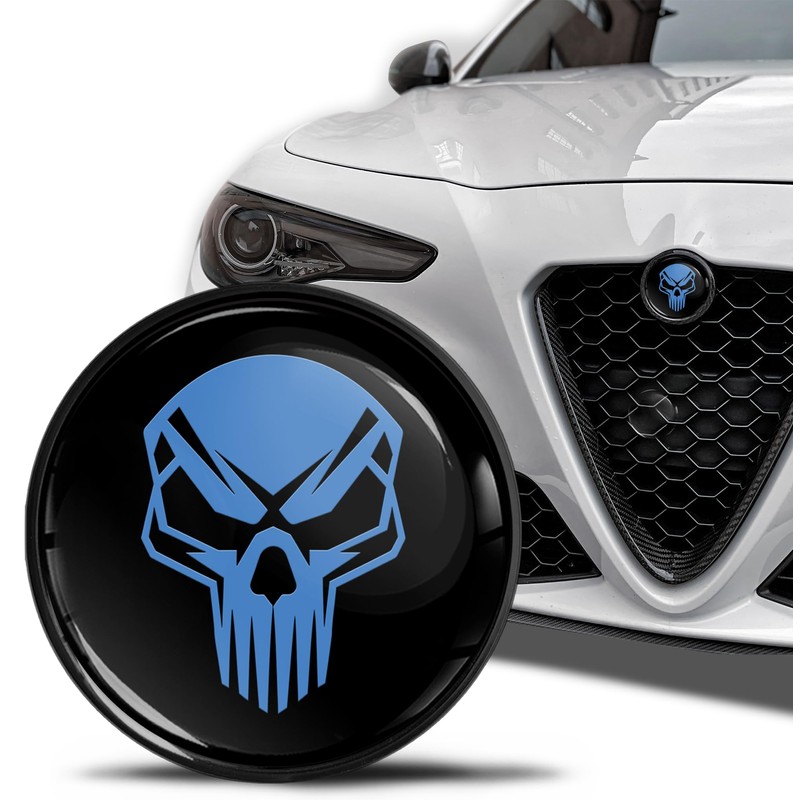 SkinoEu Emblem Compatible with Alfa Romeo Bonnet Boot 74 mm
