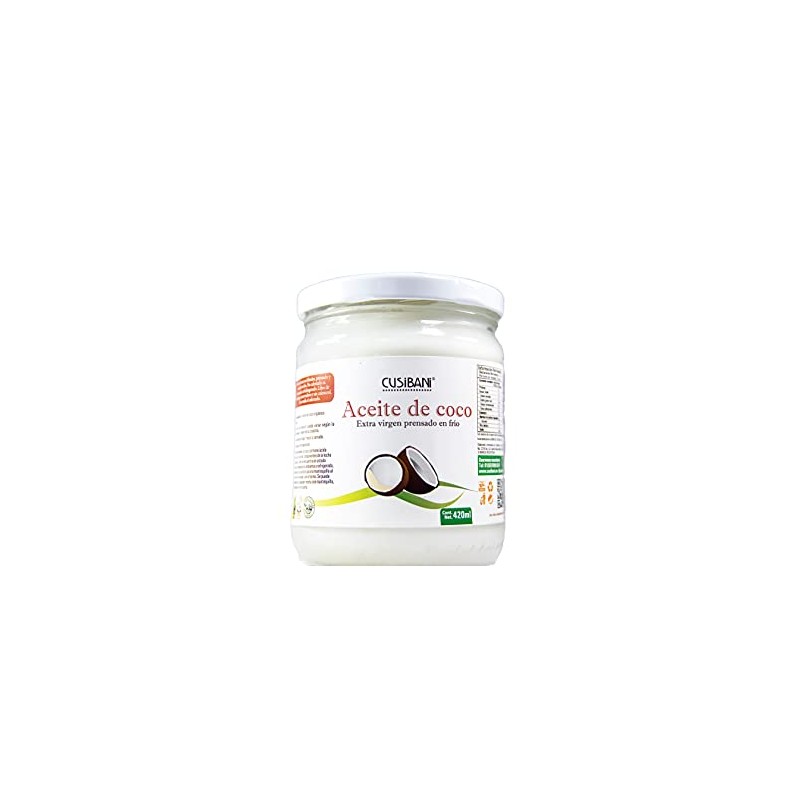 Cusibani | Aceite de coco Extra Virgen, Prensado y Extraído