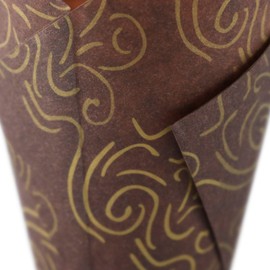 Tulip Liners for Muffins or Cupcakes - Brown and Gold - Large - 120 Pieces per Box. Perfect for Standard Size