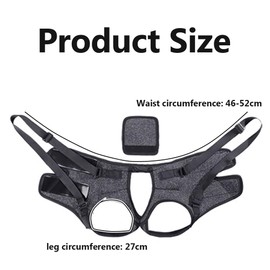 Rehabilitation Dog Mobility Belt, Elderly Pet Support Wrap, Canine Assistance Harness, Detachable Handles & Breathable Mesh, for Elderly/Injured Pets (M Size)