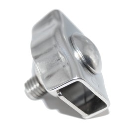 Simplex Wire Rope Clip 8 mm 6 Pack for Wire Rope 8 mm A4 NIRO, AISI 316 Nirosta