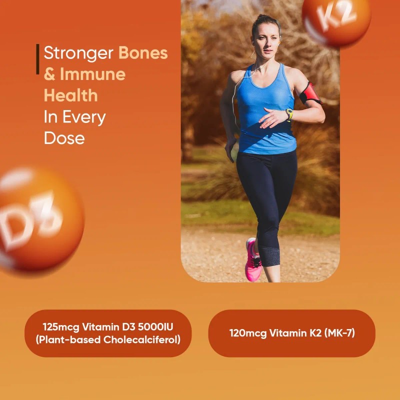 Weightworld Vitamina D3 K2 5000 Iu 120 Cpsulas Veganas