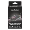 MANHATTAN 190220 Mouse Gaming Óptico cableado USB con iluminación LED,