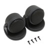 2pcs Dome Tweeter Car Audio Speaker Black 20W Loudspeaker Universal