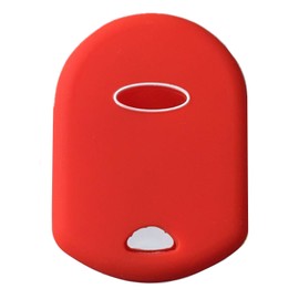 KAWIHEN Silicone Key Fob Cover Compatible with Ford Lincoln Mercury 4 buttons OUCD6000022 164-R8046 164-R7040 CWTWB1U722 (Red)